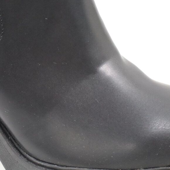 🔥NEW Mia Dru Faux Leather Platform Chelsea Ankle Booties, Black 8US MSRP$80🔥 - Picture 4 of 10